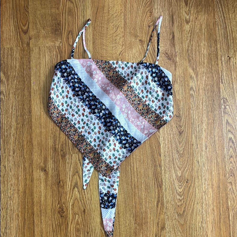 Princess Polly Floral and Polka Dot Top